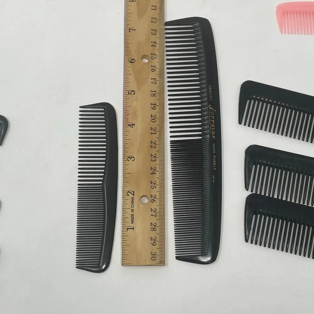 Vintage 16pc Hair Comb Lot‎ ACE Goody Lorraine